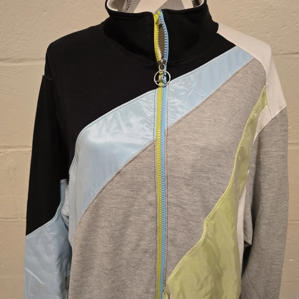 NIKE AIR JORDAN JUMP MAN JACKET MENS XXL TRACK WORLD COLORBLOCK RETRO 90's.